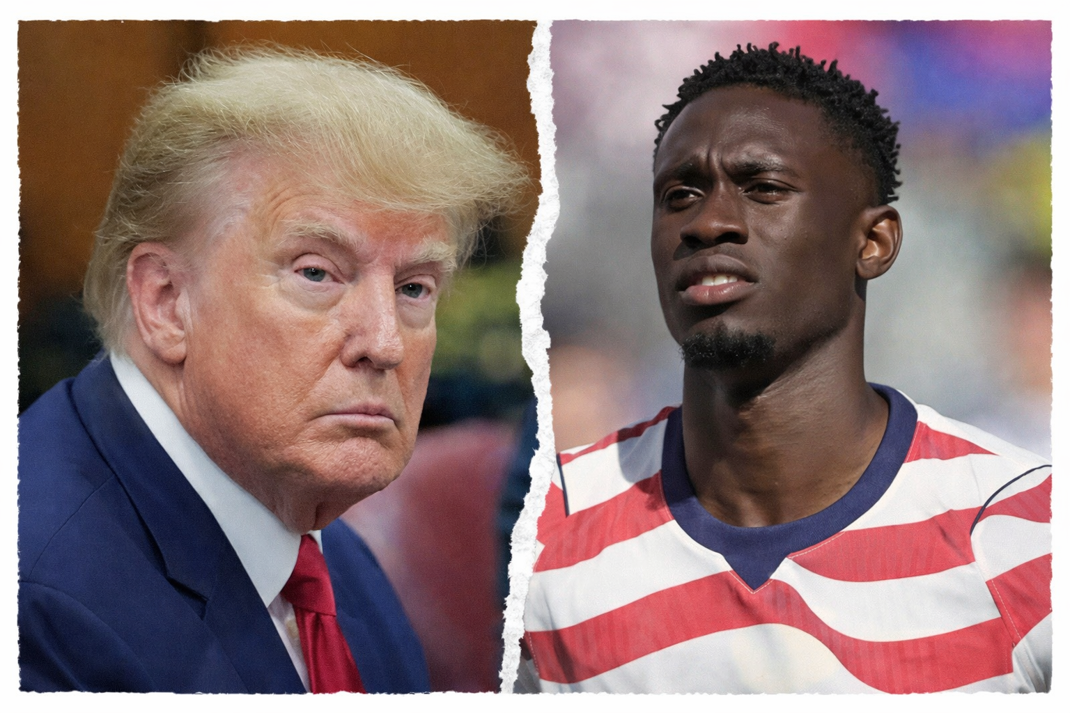 Donald Trump défend un joueur grâce au droit du sol qu’il veut abolir